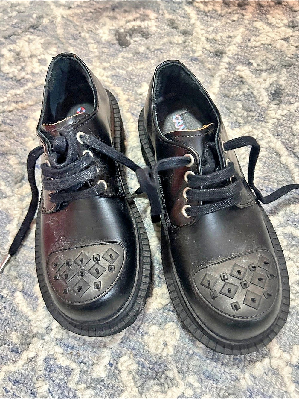 Camper CamperLab Vamonos Black Leather Lace-Up Shoes Black Leather Lace-Up Shoes